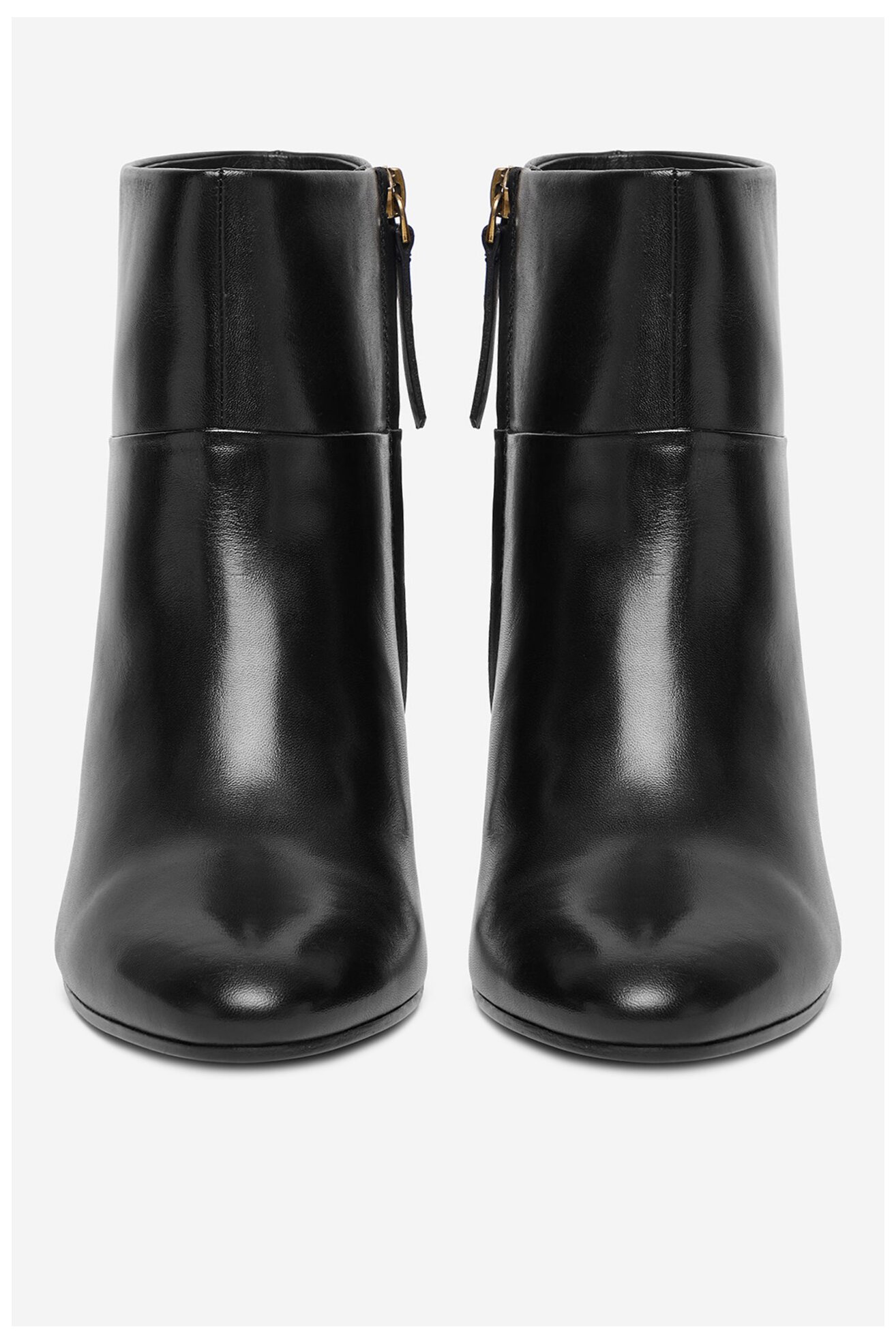 Giày Gino Rossi Gino Rossi - Leather Ankle Boots with Zipper