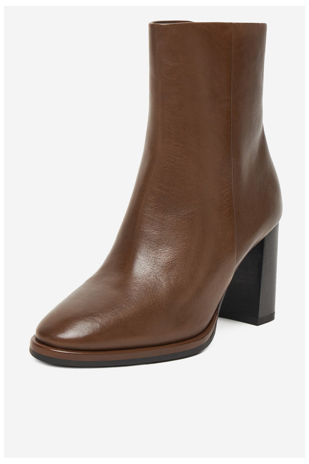 Giày Gino Rossi Gino Rossi - Leather Ankle Boots with Zipper