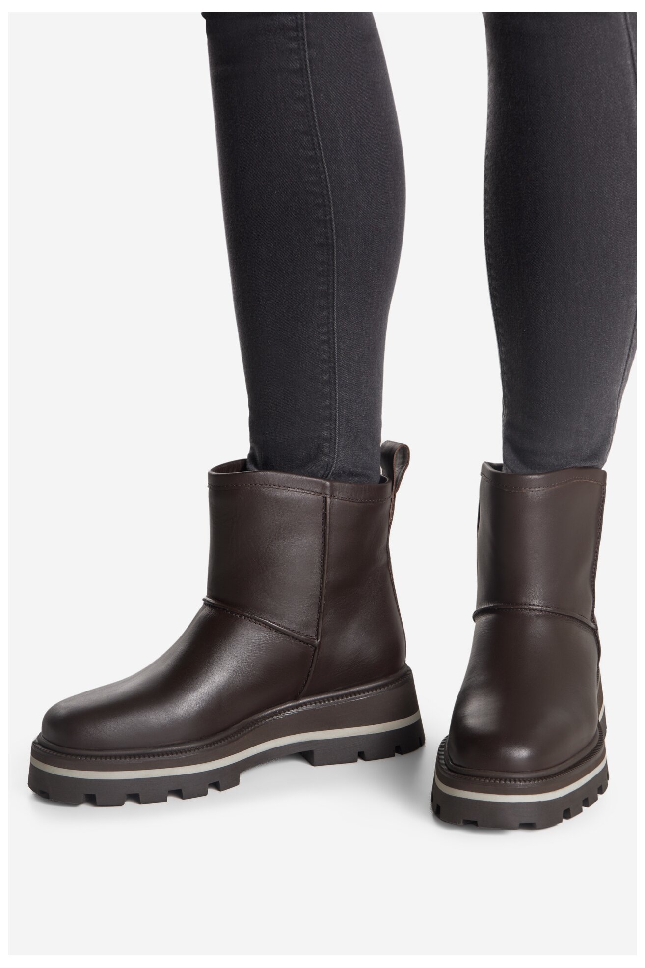 Giày Gino Rossi Gino Rossi - Insulated Leather Ankle Boots