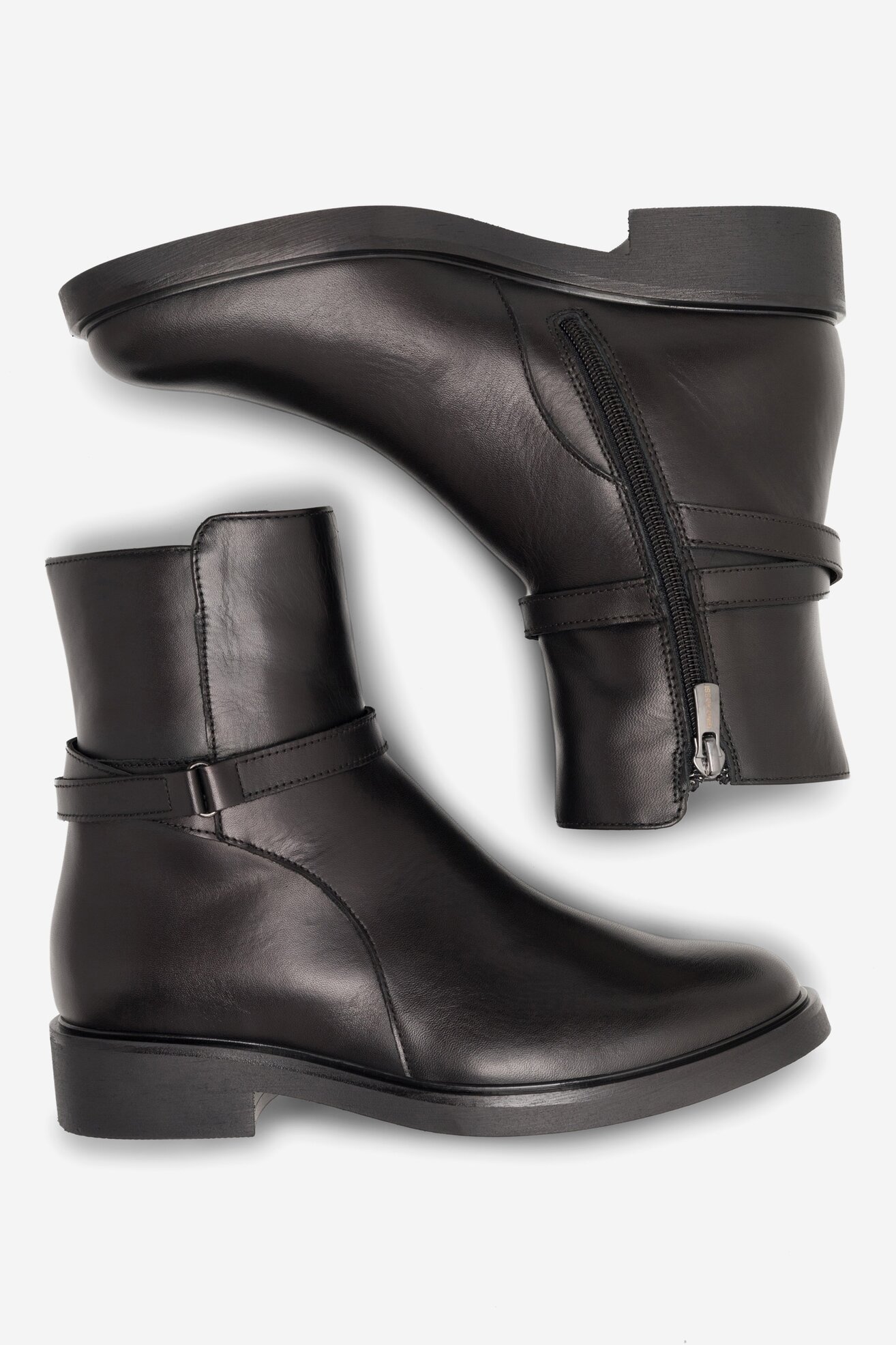 Giày Gino Rossi Gino Rossi - Insulated Leather Ankle Boots